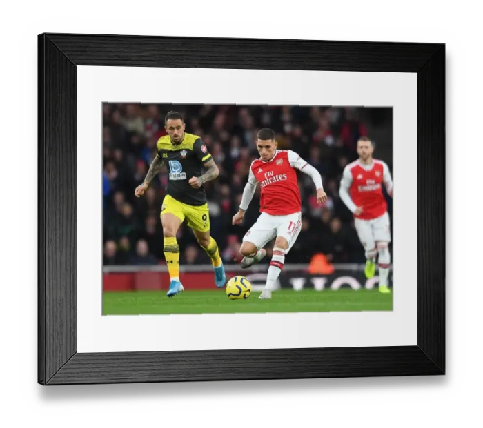 Framed Print : Lucas Torreira (Arsenal). Arsenal 2:2 Southampton