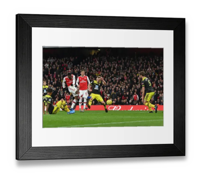 Framed Print : Arsenal's Alex Lacazette Scores First Goal Against Southampton in 2019-20 Premier League Framed Print : Arsenal's Alex Lacazette Scores First Goal Against Southampton in 2019-20 Premier League