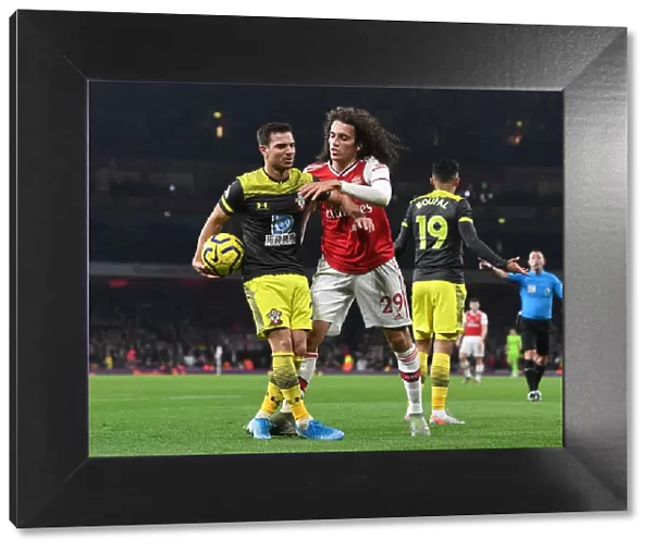 Arsenal vs. Southampton: Matteo Guendouzi and Cedric Soares Clash in Intense Premier League Match