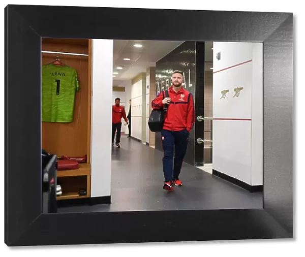 Arsenal FC: Shkodran Mustafi in the Changing Room before Arsenal v Southampton (2019-20)