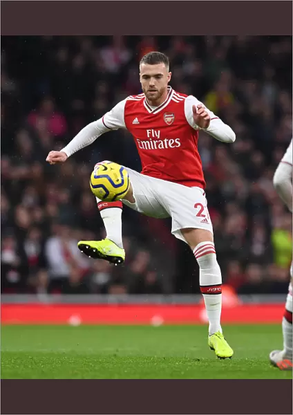 Arsenal vs Southampton: Calum Chambers in Action at the Emirates Stadium