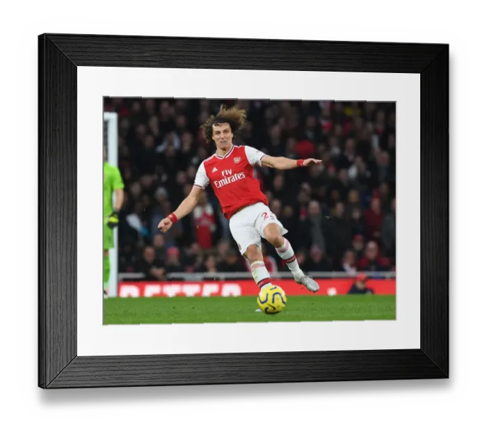 Framed Print : David Luiz in Action: Arsenal vs Southampton, Premier League 2019-20 Framed Print : David Luiz in Action: Arsenal vs Southampton, Premier League 2019-20