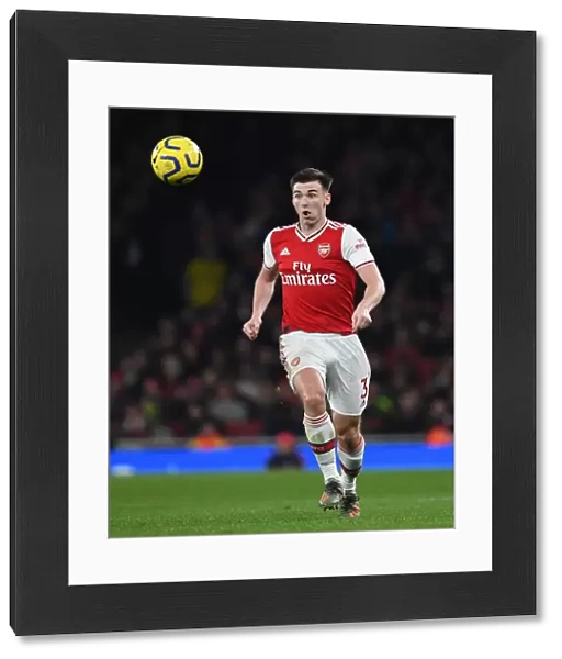 Arsenal's Kieran Tierney in Action during Arsenal v Southampton Premier League Match