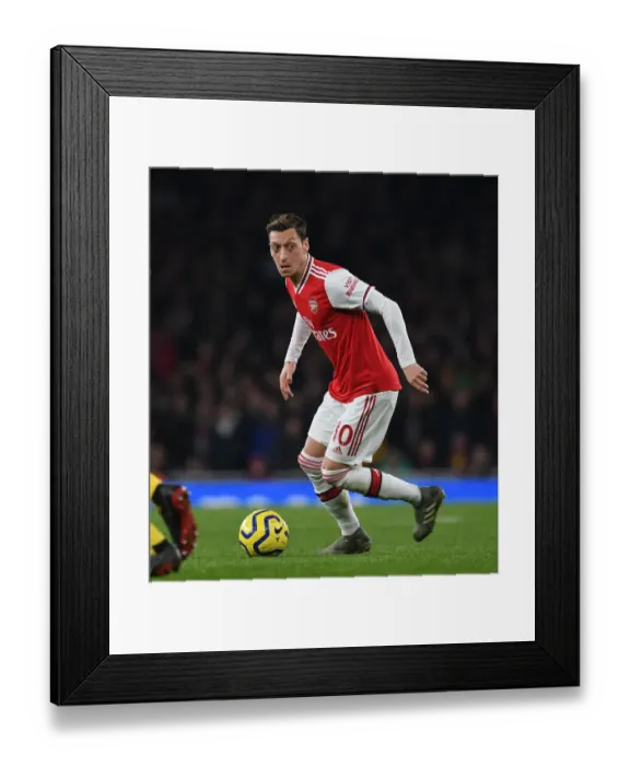 Framed Print : Arsenal's Ozil Sparks Victory: Arsenal vs. Southampton (2019-20)
