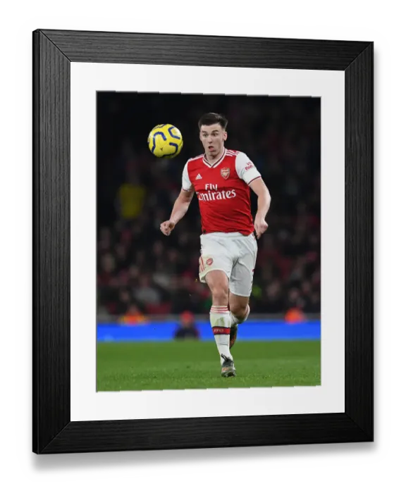 Framed Print : Arsenal's Kieran Tierney in Action: Arsenal vs Southampton (2019-20) Framed Print : Arsenal's Kieran Tierney in Action: Arsenal vs Southampton (2019-20)