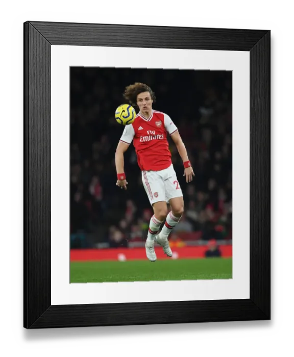 Framed Print : Arsenal vs Southampton: David Luiz in Action at the Emirates Stadium, Premier League 2019-20