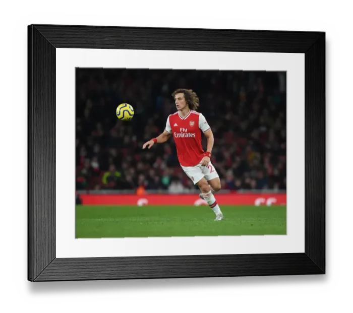 Framed Print : David Luiz in Action: Arsenal vs Southampton, Premier League 2019-20 Framed Print : David Luiz in Action: Arsenal vs Southampton, Premier League 2019-20