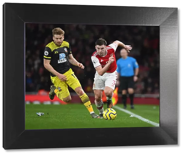 Arsenal's Kieran Tierney Outsmarts Stuart Armstrong: A Premier League Masterclass