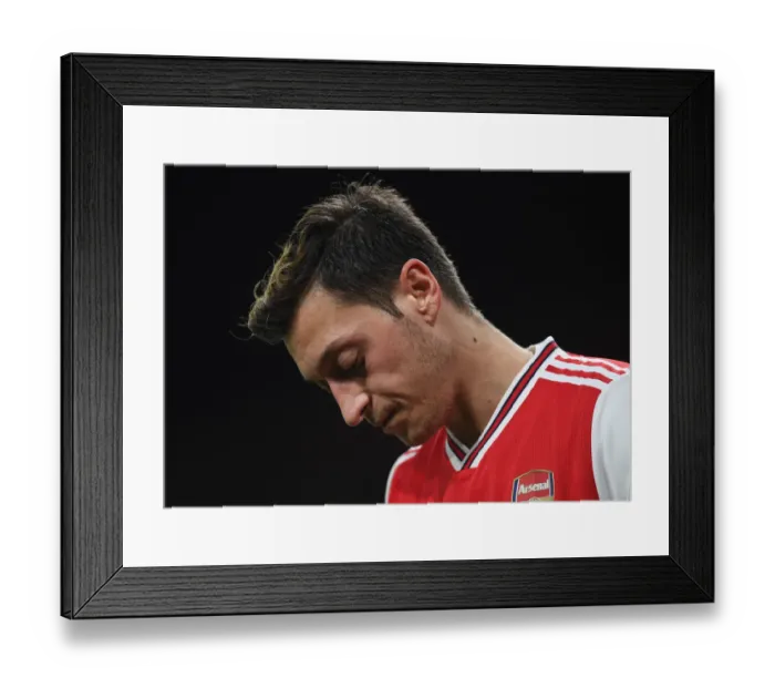 Framed Print : Arsenal's Ozil Sparks Victory: Arsenal 1-Southampton 0 (November 2019)