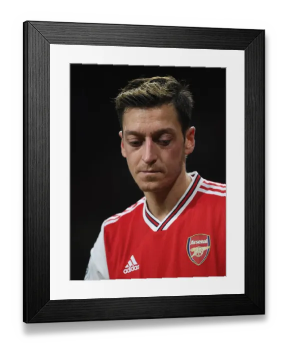 Framed Print : Arsenal's Ozil Shines in Arsenal vs. Southampton Premier League Clash (November 2019)