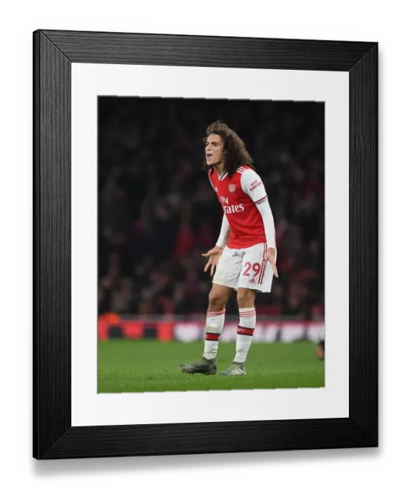 Framed Print : Guendouzi in Action: Arsenal vs. Southampton, Premier League 2019-20
