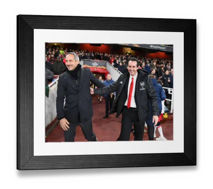 Framed Print : Unai Emery vs Adolf Hutter: Europa League Clash - Arsenal FC vs Eintracht Frankfurt Framed Print : Unai Emery vs Adolf Hutter: Europa League Clash - Arsenal FC vs Eintracht Frankfurt