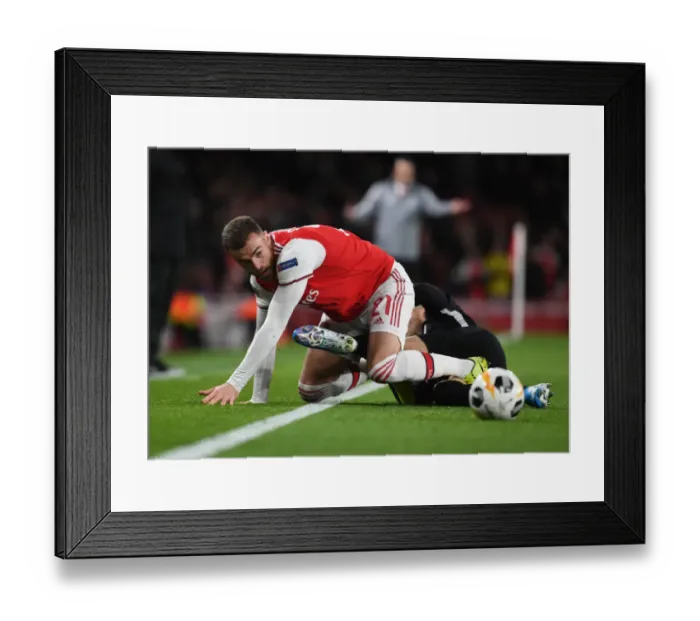Framed Print : Arsenal vs Eintracht Frankfurt: Clash in UEFA Europa League Group F