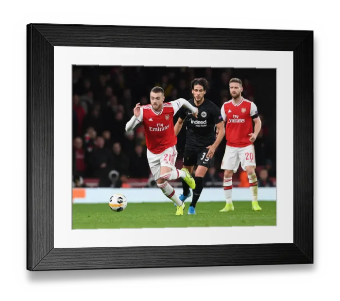 Framed Print : Arsenal vs Eintracht Frankfurt: Europa League Battle at Emirates Stadium