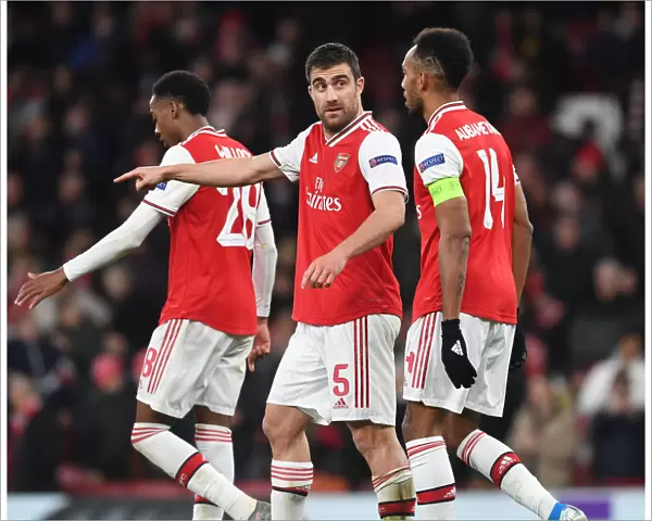 Arsenal's Sokratis and Aubameyang Face Off Against Eintracht Frankfurt in Europa League Clash