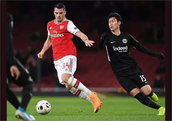 Xhaka Breaks Past Eintracht Frankfurt: Arsenal's Europa League Battle