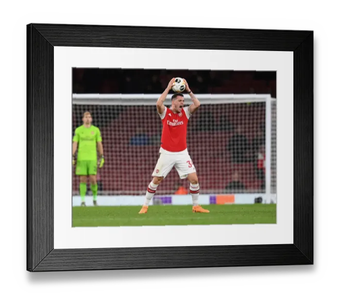 Framed Print : Granit Xhaka's Europa League Showdown: Arsenal vs. Eintracht Frankfurt Framed Print : Granit Xhaka's Europa League Showdown: Arsenal vs. Eintracht Frankfurt
