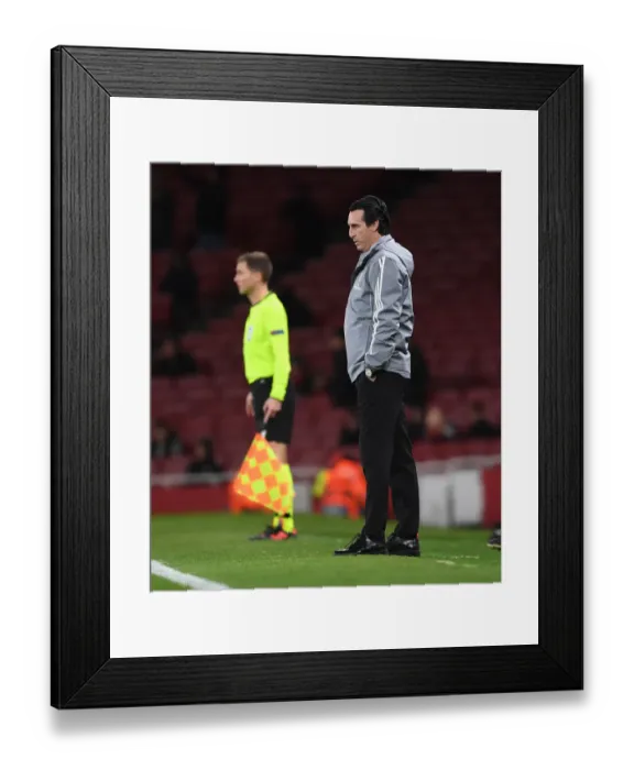 Framed Print : Unai Emery Leads Arsenal in Europa League Battle against Eintracht Frankfurt Framed Print : Unai Emery Leads Arsenal in Europa League Battle against Eintracht Frankfurt