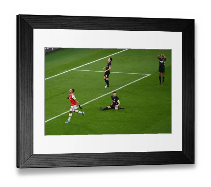 Framed Print : Aubameyang's Thrilling Europa League Goal: Arsenal FC vs Eintracht Frankfurt (2019-20) Framed Print : Aubameyang's Thrilling Europa League Goal: Arsenal FC vs Eintracht Frankfurt (2019-20)