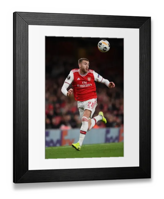 Framed Print : Arsenal vs Eintracht Frankfurt: Calum Chambers in Action - UEFA Europa League 2019-20