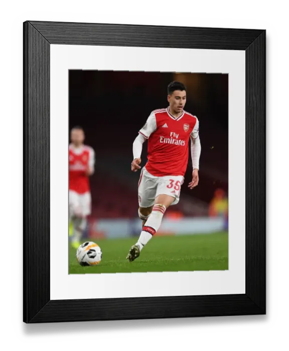 Framed Print : Martinelli Makes Europa League Debut: Arsenal's Rising Star Dazzles Against Eintracht Frankfurt Framed Print : Martinelli Makes Europa League Debut: Arsenal's Rising Star Dazzles Against Eintracht Frankfurt