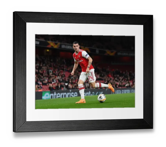 Framed Print : Granit Xhaka's Europa League Showdown: Arsenal vs. Eintracht Frankfurt Framed Print : Granit Xhaka's Europa League Showdown: Arsenal vs. Eintracht Frankfurt