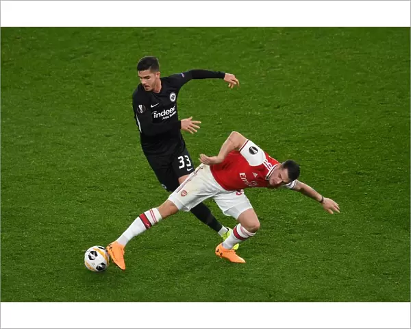 Arsenal vs Eintracht Frankfurt: Granit Xhaka Clashes with Andre Silva in Europa League Showdown