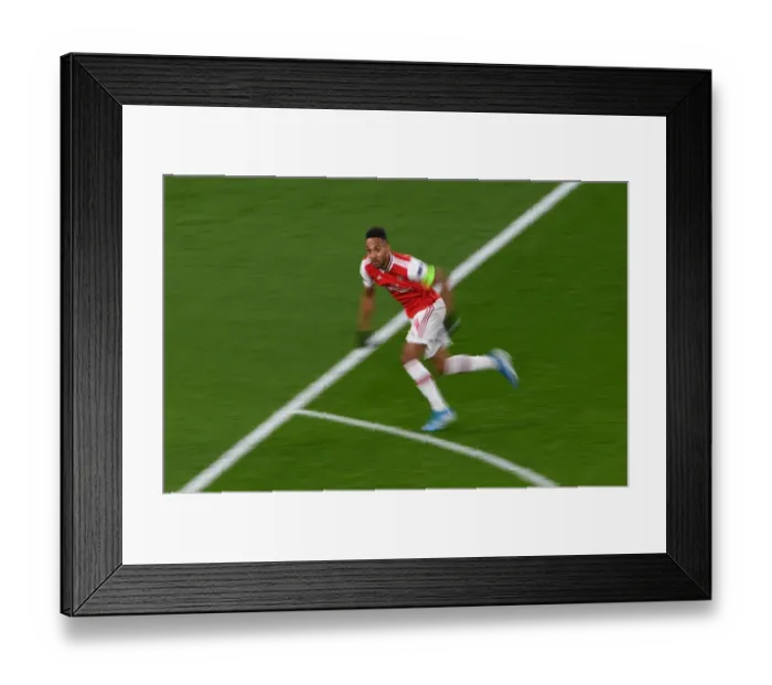 Framed Print : Pierre-Emerick Aubameyang (Arsenal) Framed Print : Pierre-Emerick Aubameyang (Arsenal)