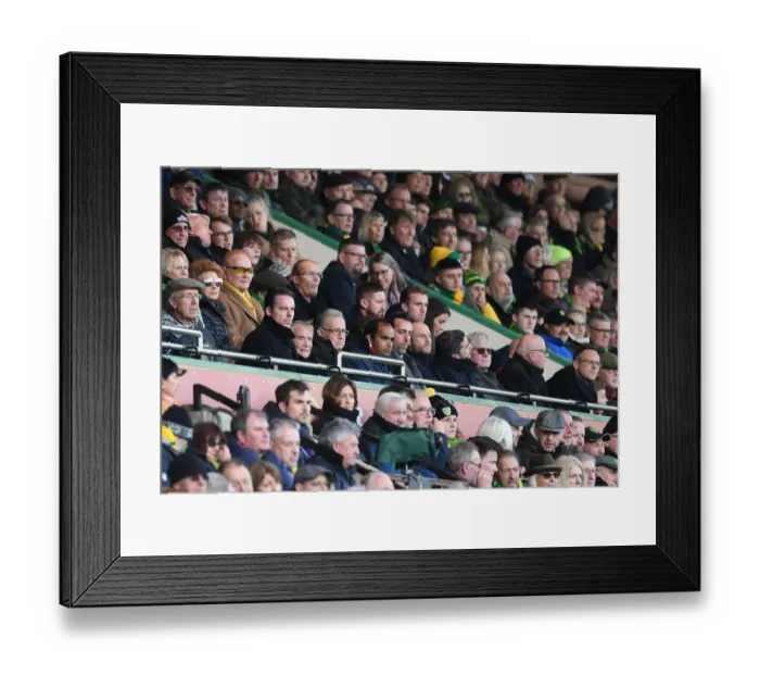 Framed Print : Arsenal Director Josh Kroenke at Norwich City vs Arsenal Premier League Match, December 2019
