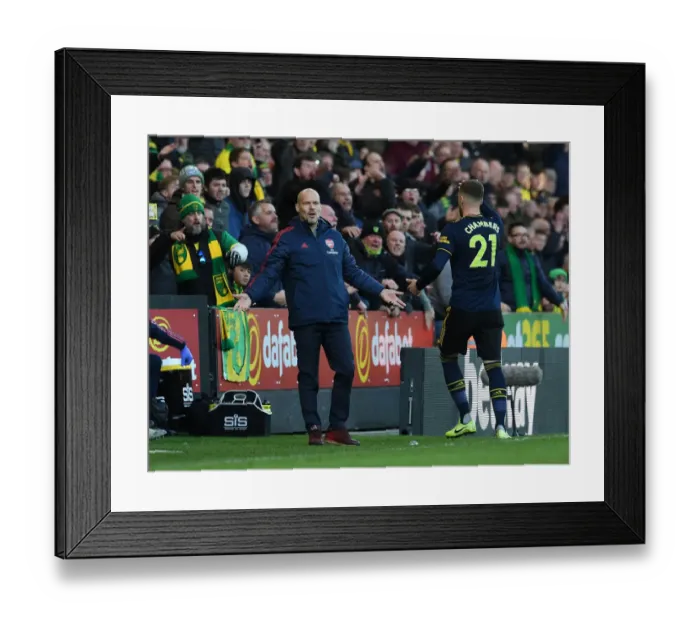 Framed Print : Freddie Ljungberg Leads Arsenal Against Norwich City in Premier League Showdown Framed Print : Freddie Ljungberg Leads Arsenal Against Norwich City in Premier League Showdown