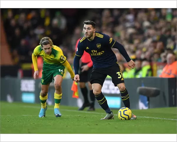 Sead Kolasinac in Action: Arsenal vs Norwich City, Premier League 2019-20