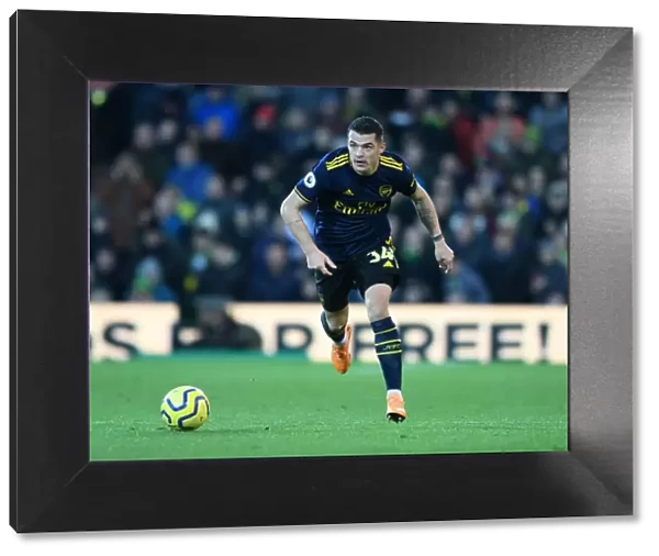 Granit Xhaka in Action: Arsenal's Midfield Maestro Shines Against Norwich City, Premier League 2019-20