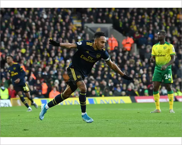 Aubameyang Scores Arsenal's Second Goal: Norwich City vs Arsenal (December 2019)