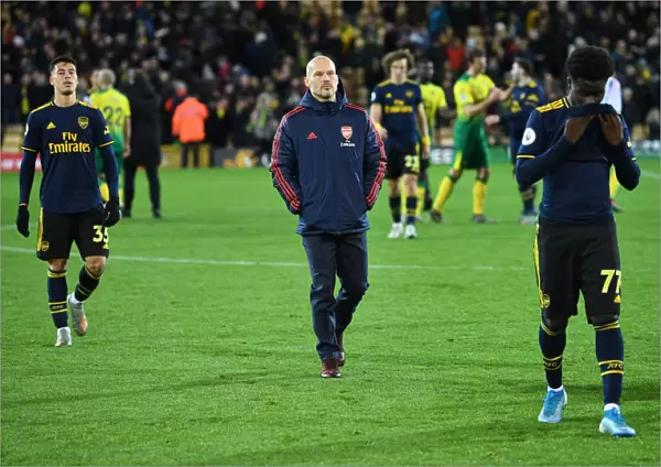 Freddie Ljungberg Leaves Carrow Road: Norwich City vs. Arsenal FC, Premier League 2019-20