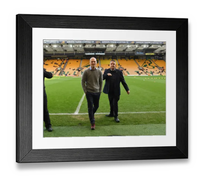 Framed Print : Arsenal's Freddie Ljungberg: Interim Head Coach Ahead of Norwich City Clash (Premier League 2019-20)