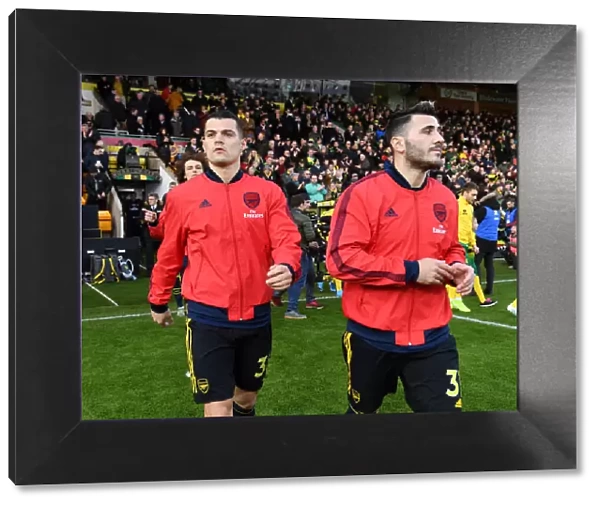 Arsenal's Xhaka and Kolasinac Prepare for Norwich Clash (Premier League 2019-20)
