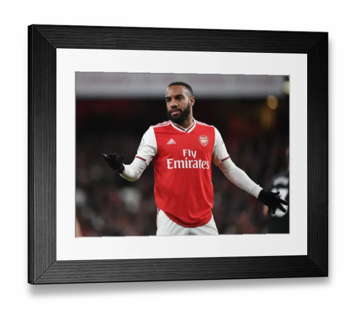 Framed Print : Arsenal's Lacazette in Action: Premier League 2019-20 - Arsenal vs Brighton Framed Print : Arsenal's Lacazette in Action: Premier League 2019-20 - Arsenal vs Brighton