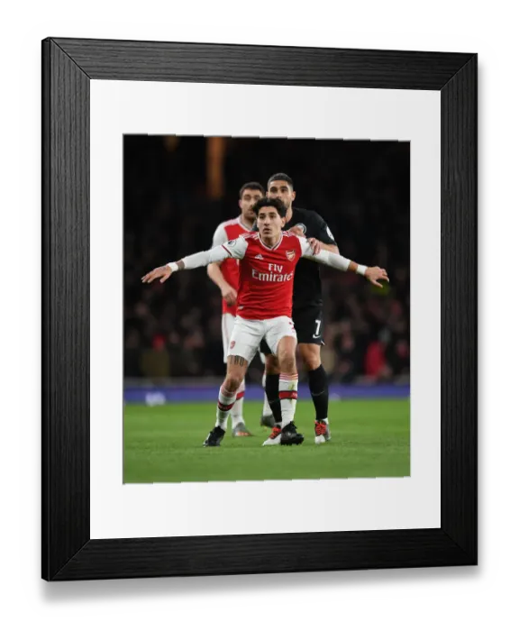 Framed Print : Arsenal's Hector Bellerin in Action Against Brighton & Hove Albion (Premier League 2019-20)