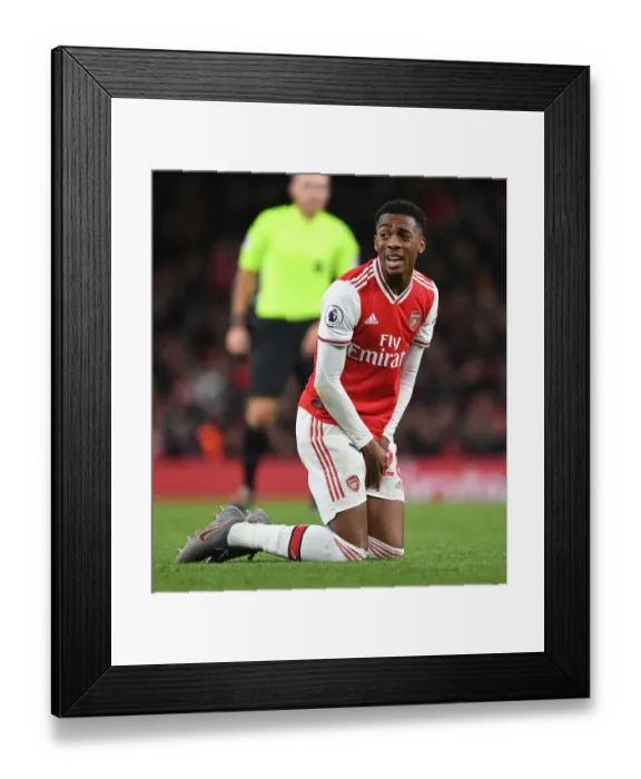 Framed Print : Arsenal's Joe Willock in Action: Arsenal vs Brighton & Hove Albion (Premier League 2019-20)