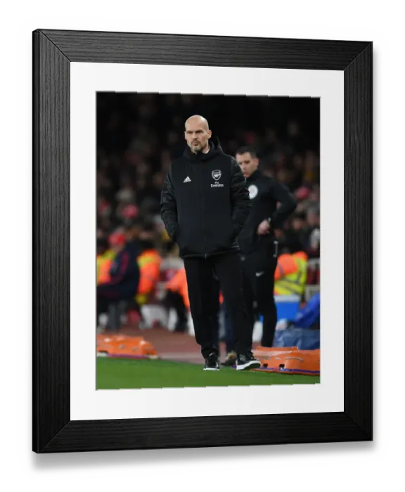 Framed Print : Freddie Ljungberg Leads Arsenal at Emirates Stadium: Arsenal vs Brighton (2019-20) Framed Print : Freddie Ljungberg Leads Arsenal at Emirates Stadium: Arsenal vs Brighton (2019-20)
