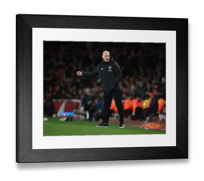 Framed Print : Freddie Ljungberg Leads Arsenal at Emirates Stadium: Arsenal vs Brighton (2019-20) Framed Print : Freddie Ljungberg Leads Arsenal at Emirates Stadium: Arsenal vs Brighton (2019-20)