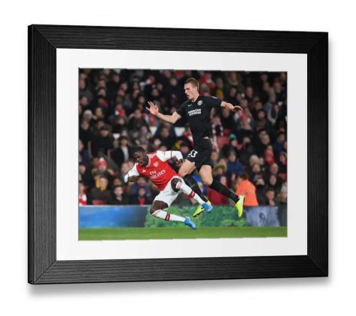 Framed Print : Arsenal vs Brighton: Premier League Showdown at Emirates Stadium (December 2019)