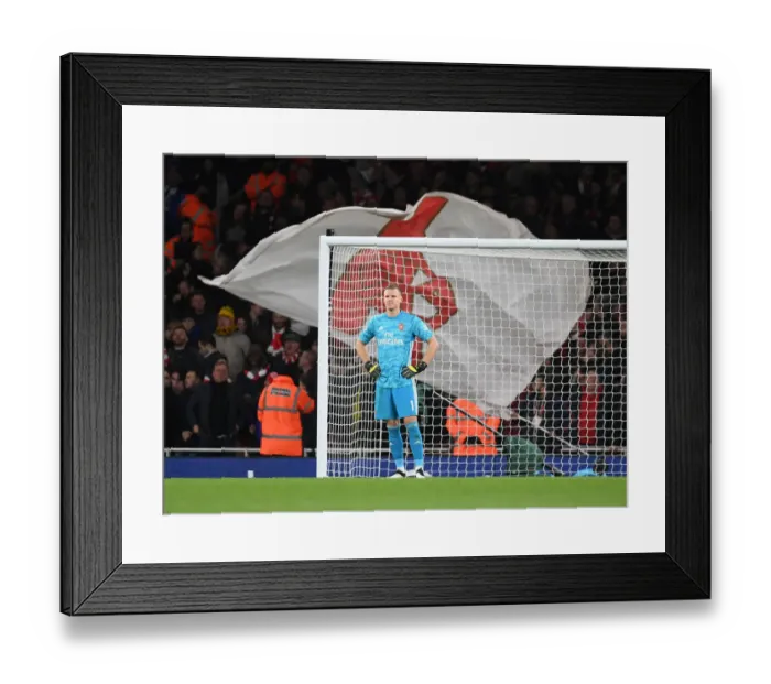 Framed Print : Arsenal vs Brighton: Bernd Leno in Action at Emirates Stadium (Premier League 2019-20) Framed Print : Arsenal vs Brighton: Bernd Leno in Action at Emirates Stadium (Premier League 2019-20)