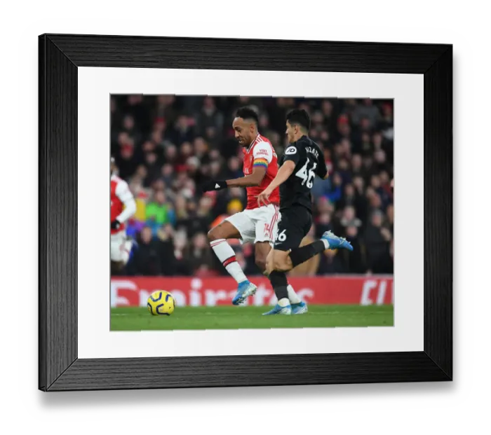 Framed Print : Arsenal vs Brighton: Premier League Showdown at Emirates Stadium