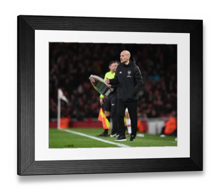 Framed Print : Freddie Ljungberg Leads Arsenal at Emirates Stadium vs. Brighton & Hove Albion (December 2019) Framed Print : Freddie Ljungberg Leads Arsenal at Emirates Stadium vs. Brighton & Hove Albion (December 2019)