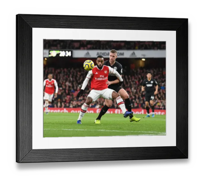 Framed Print : Arsenal vs Brighton: Premier League Clash at Emirates Stadium Framed Print : Arsenal vs Brighton: Premier League Clash at Emirates Stadium