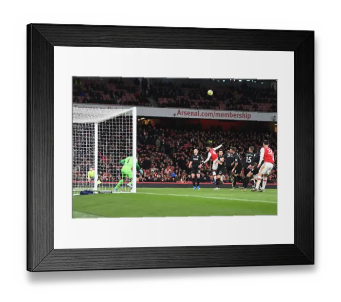 Framed Print : Arsenal's Lacazette Scores Against Brighton in Premier League Showdown (December 2019) Framed Print : Arsenal's Lacazette Scores Against Brighton in Premier League Showdown (December 2019)