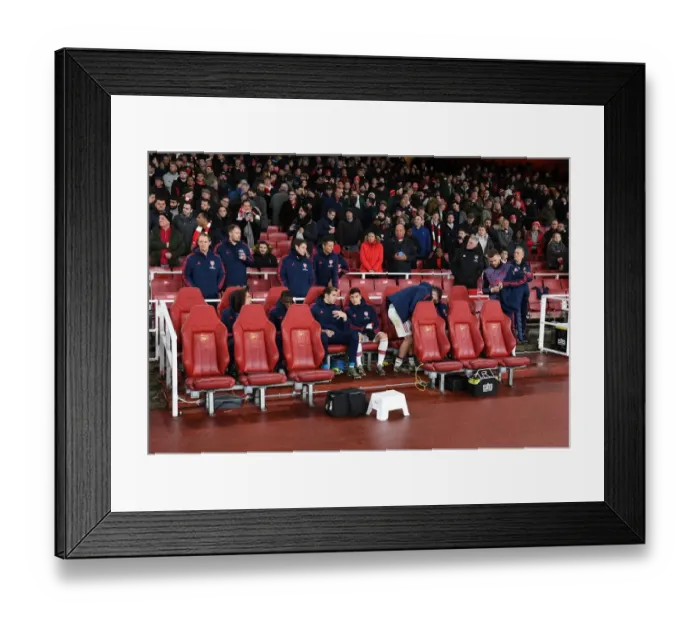 Framed Print : Arsenal vs Brighton: Premier League Clash at Emirates Stadium (December 2019)