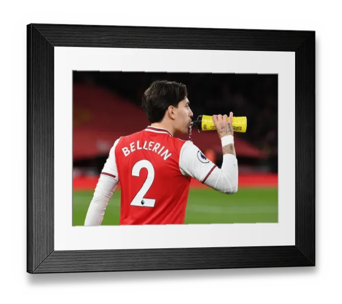 Framed Print : Arsenal's Hector Bellerin Prepares for Arsenal v Brighton & Hove Albion in Premier League Framed Print : Arsenal's Hector Bellerin Prepares for Arsenal v Brighton & Hove Albion in Premier League