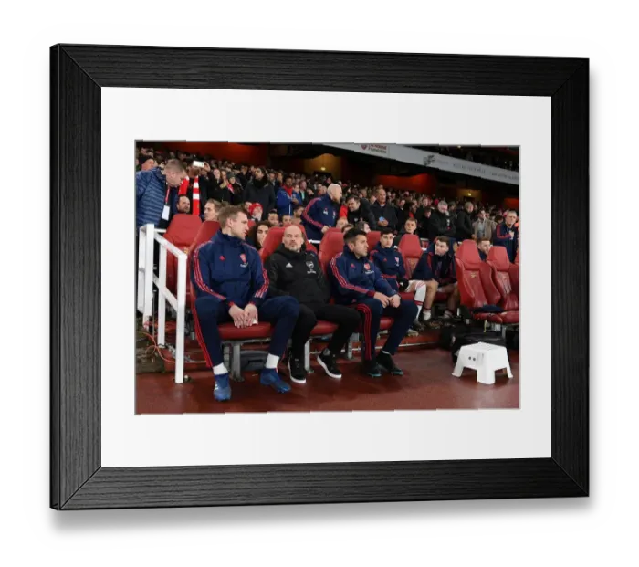 Framed Print : Arsenal FC: Interim Coaches Freddie Ljungberg, Per Mertesacker and Sal Bibbo Ahead of Arsenal v Brighton & Hove Albion (2019-20) Framed Print : Arsenal FC: Interim Coaches Freddie Ljungberg, Per Mertesacker and Sal Bibbo Ahead of Arsenal v Brighton & Hove Albion (2019-20)